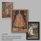 Advent: The Classic Collection — Set of Three 5×7 Catholic Art Prints