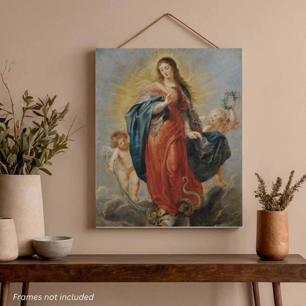 Virgin Mary: The Classic Collection — Set of 3 Catholic Art Prints, 5×7