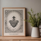 Sacred Heart of Jesus Collection – Set of 3, 5x7 Catholic Art Prints