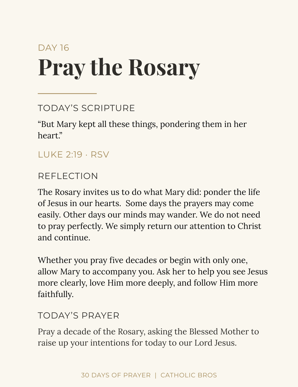 30 Days of Prayer & Reflection – A Catholic Daily Prayer Journal