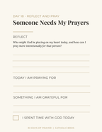 30 Days of Prayer & Reflection – A Catholic Daily Prayer Journal