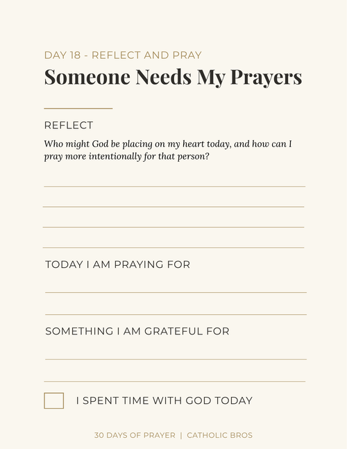 30 Days of Prayer & Reflection – A Catholic Daily Prayer Journal