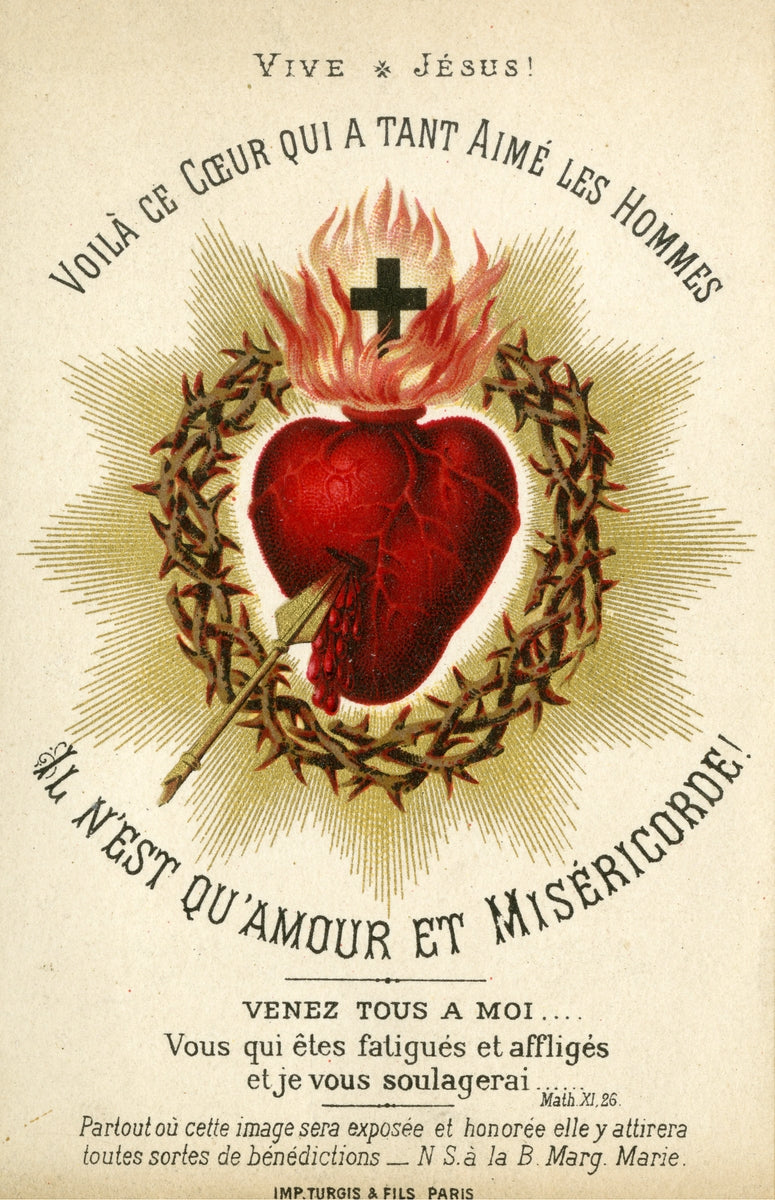 Sacred Heart of Jesus Collection – Set of 3, 5x7 Catholic Art Prints